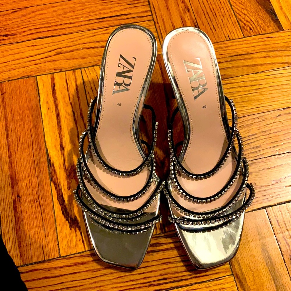 Zara Rhinestone Sandals